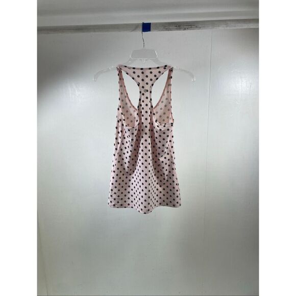 Lululemon Pink Polka Dot Racerback Top Size 8 - Picture 2 of 6